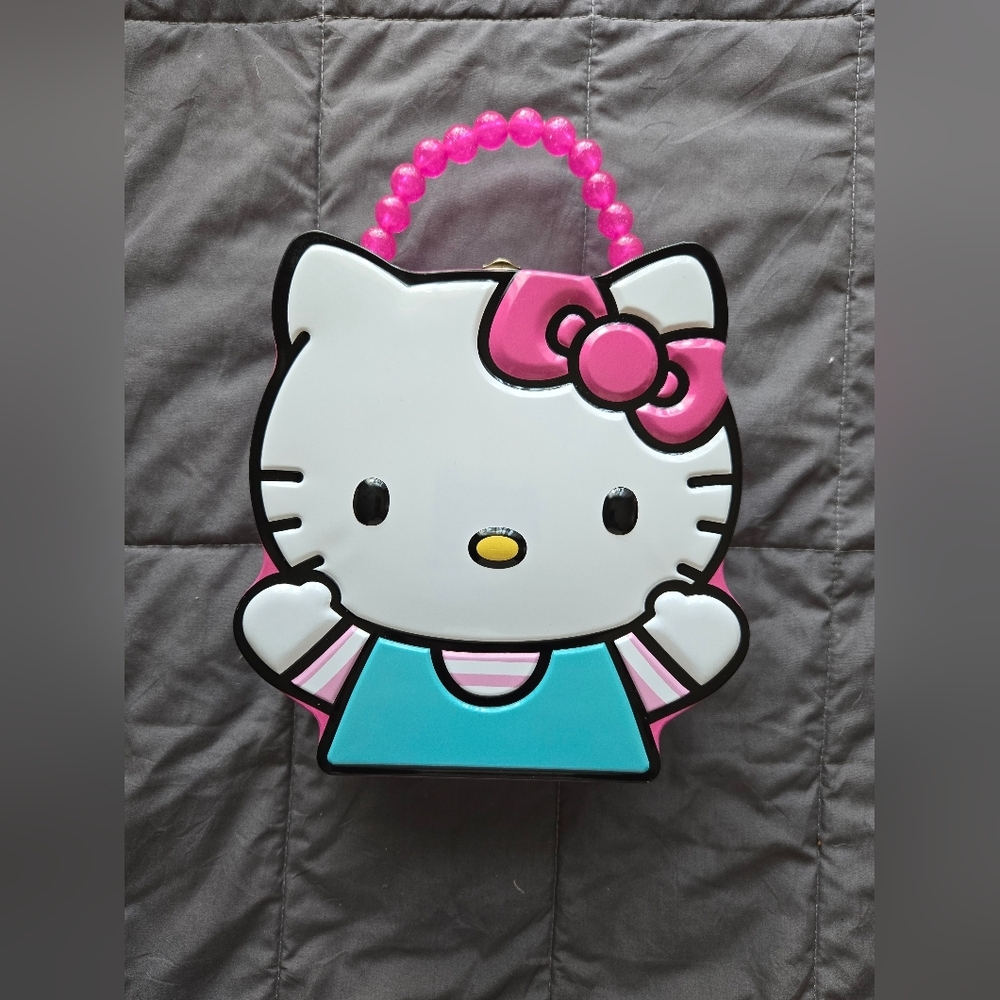 Hello Kitty By Sanrio Pink and Blue Lunch Handbag